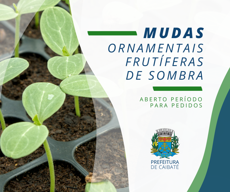 ABERTO PERÍODO PARA PEDIDOS DE MUDAS 